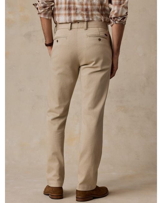 Faherty Brand Natural Stretch Terry Trouser Pants for men