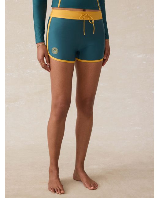 Faherty Brand Blue Surf Ghana Swim Short