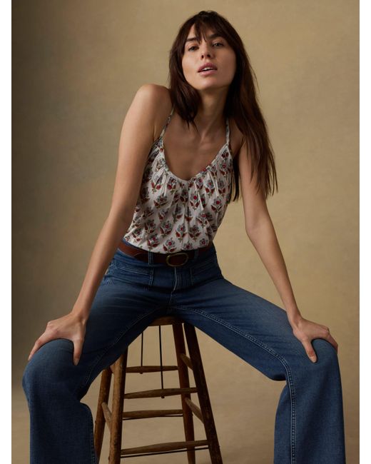 Faherty Brand Blue Suki Cami
