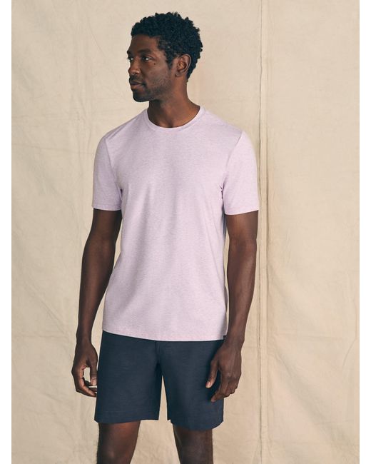 Faherty Brand Pink Movementtm Short-sleeve T-shirt for men