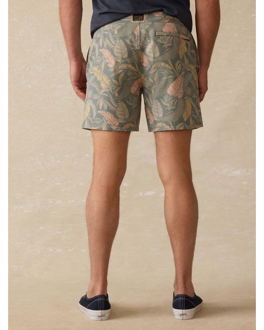 Faherty Brand Natural Biarritz Boardshort for men