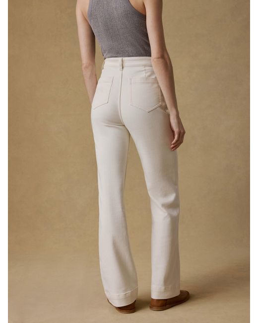 Faherty Brand Natural Stretch Terry Patch Pocket Pants
