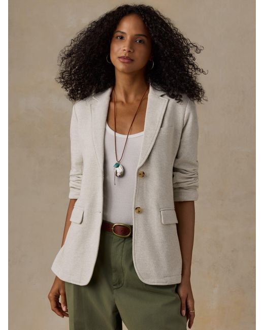 Faherty Brand Natural Inlet Knit Blazer