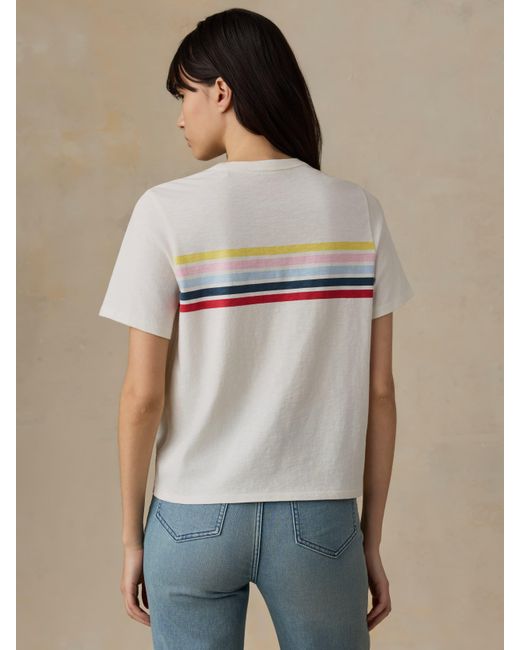 Faherty Brand Blue Sunwashed Regenerative T-Shirt