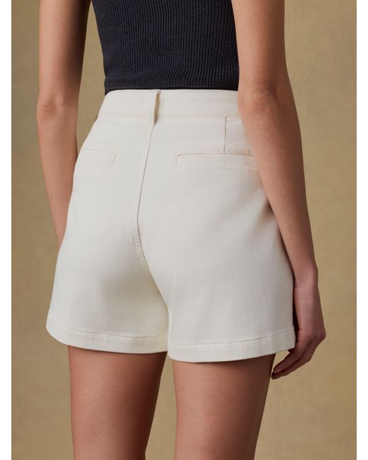Faherty Brand Blue Stretch Terry Patch Pocket Short
