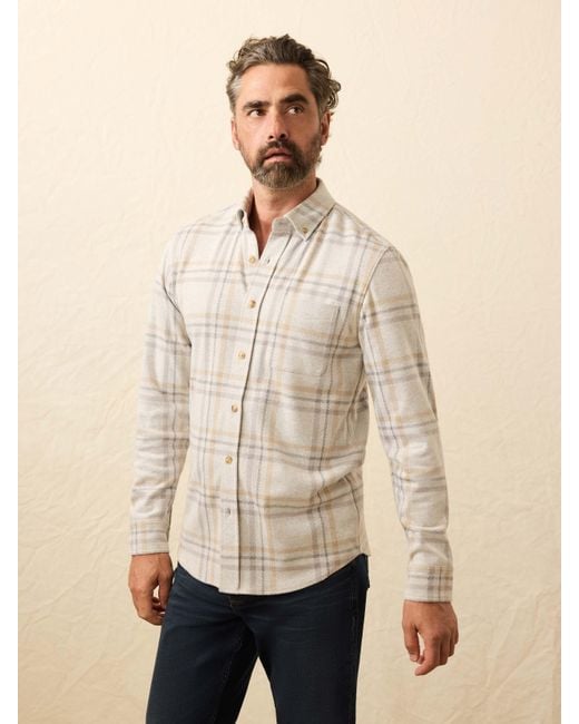 Faherty Brand Natural Legend&Trade; Sweater Shirt (Single Pocket) for men