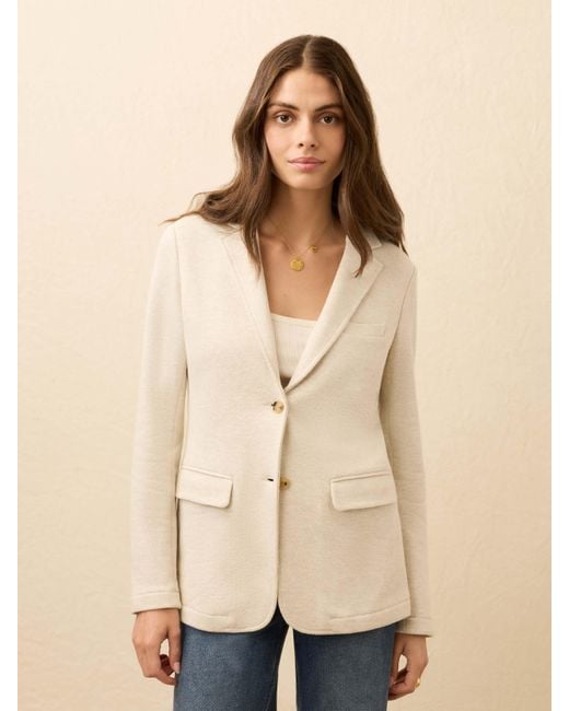 Faherty Brand Blue Inlet Knit Blazer