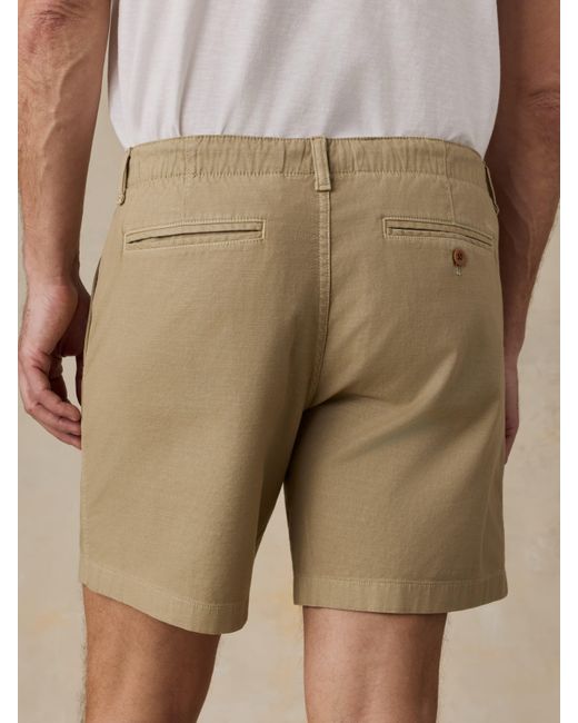 Faherty Brand Brown Reserve Chino Short for men