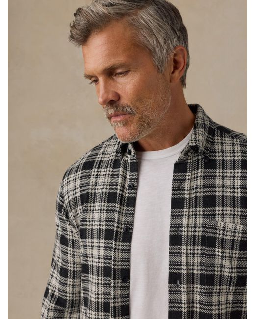 Faherty Brand Brown Legend&Trade; Sweater Shirt (Single Pocket) for men