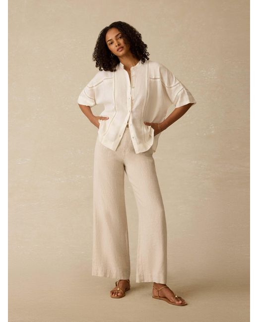 Faherty Brand Natural Luna Top
