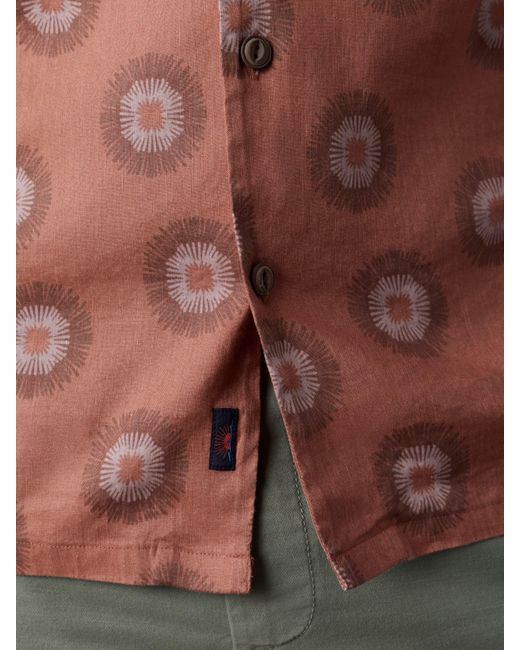 Faherty Brand Multicolor Short-Sleeve Breeze Camp Shirt for men