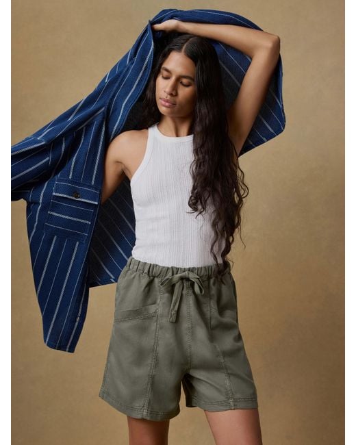 Faherty Brand Green Topanga Drape Short