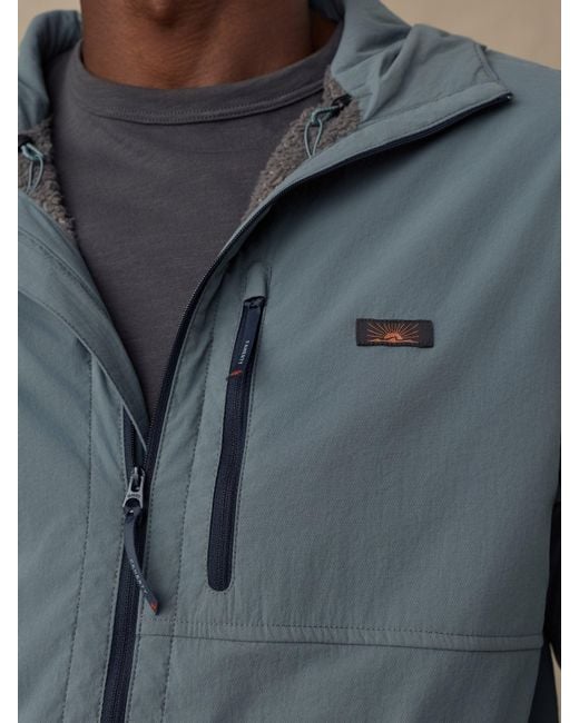 Faherty Brand Gray Shorelite Zephyr Jacket for men