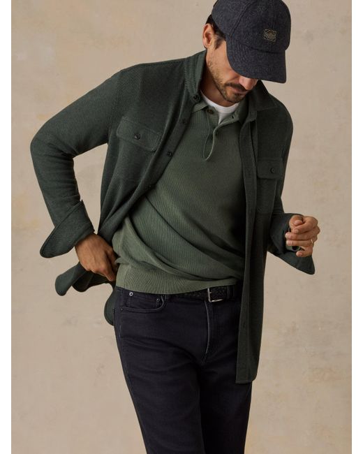 Faherty Brand Green Legend&Trade; Sweater Shirt for men