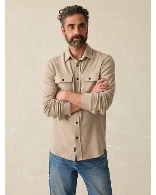 Faherty sweater shirt hotsell