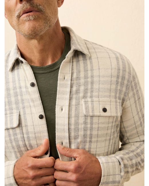 Faherty Brand Brown Legend&Trade; Sweater Shirt for men