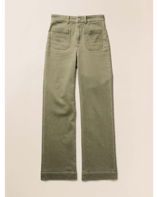 Faherty Brand Natural Stretch Terry Patch Pocket Pants