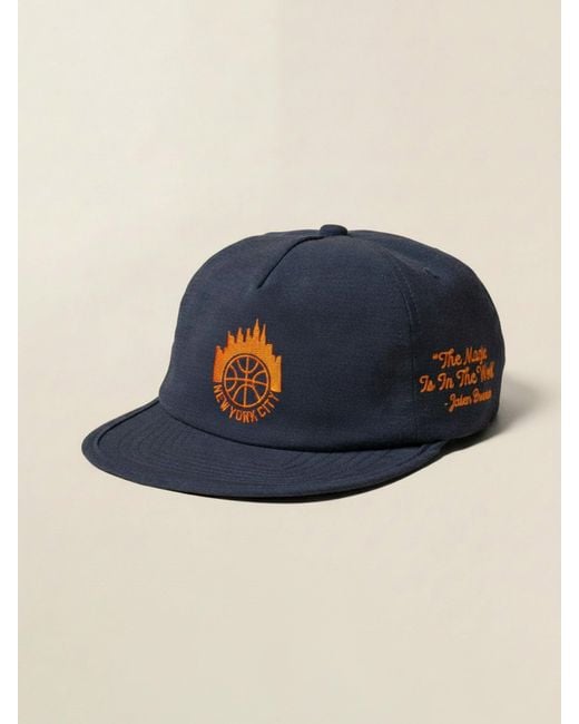 Faherty Brand Blue Jalen Brunson All Day Hat for men