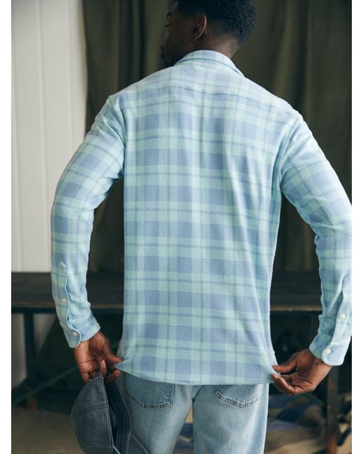 Faherty Brand Green Legendtm Sweater Shirt for men