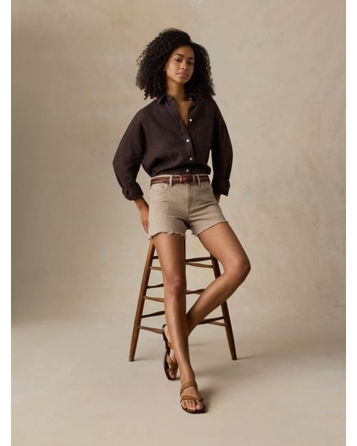 Faherty Brand Natural Sundrift Denim Short