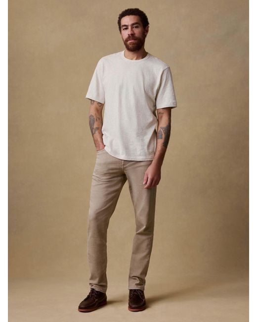 Faherty Brand Natural Stretch Terry 5-Pocket Pants for men