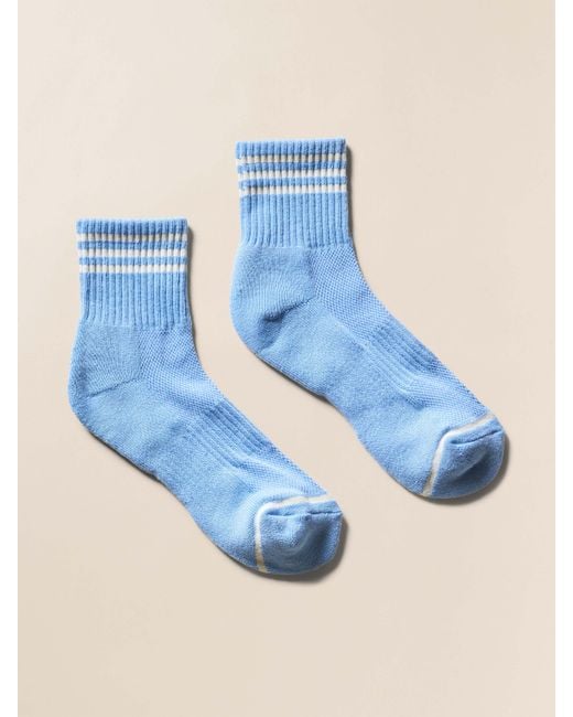 Faherty Brand Blue Le Bon Shoppe Girlfriend Socks