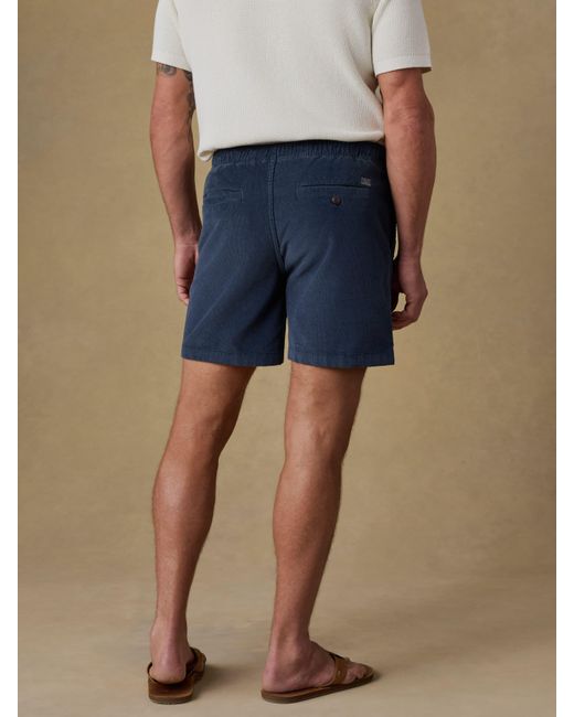 Faherty Brand Natural Essential Corduroy Short for men
