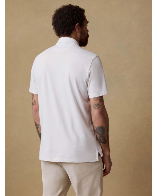 Faherty Brand Multicolor Short-Sleeve Movement&Trade; Pique Polo Shirt for men