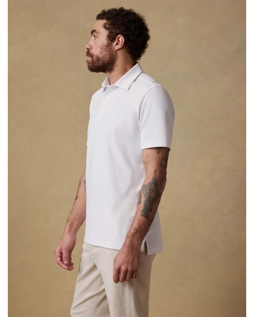 Faherty Brand Multicolor Short-Sleeve Movement&Trade; Pique Polo Shirt for men