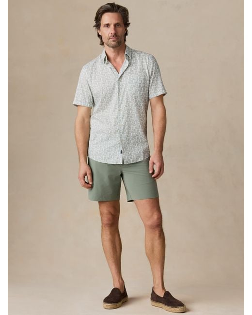 Faherty Brand Multicolor Short-Sleeve Movement&Trade; Monterey Shirt for men