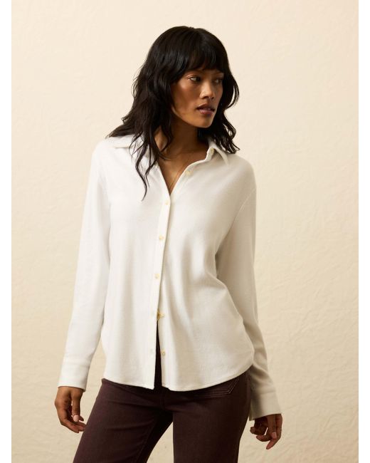 Faherty Brand Brown Legend&Trade; Classic Sweater Shirt