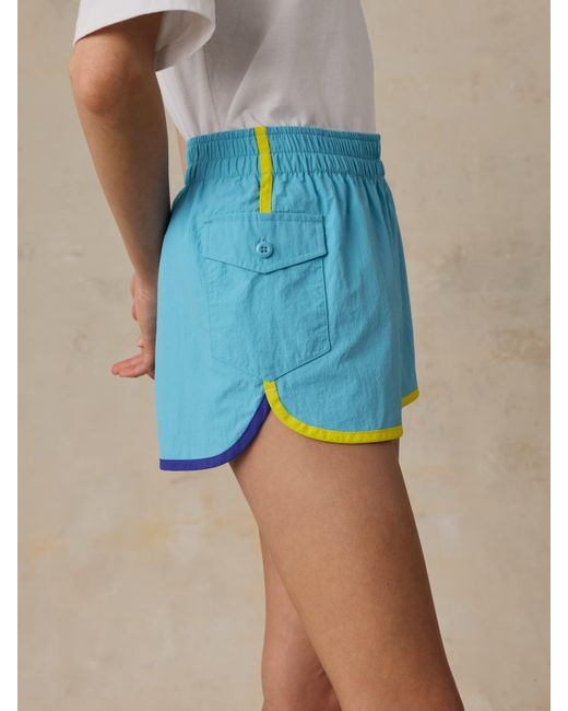 Faherty Brand Blue Shorelite Active Short