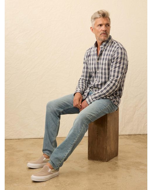 Faherty Brand Natural Coastline Knit Shirt for men