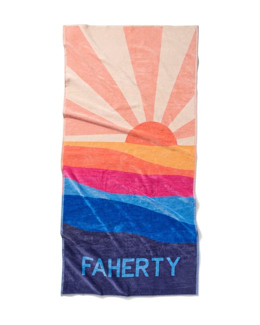 Faherty Brand Multicolor Beach Towel
