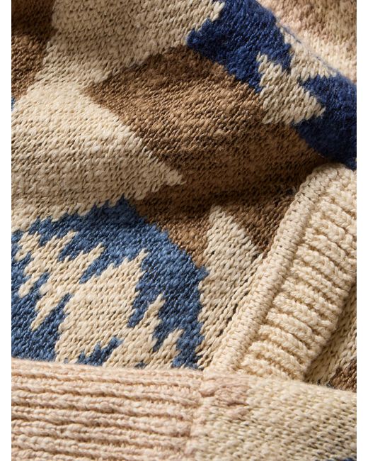 Faherty Brand Natural Thunder Voice Eagle Cardigan for men