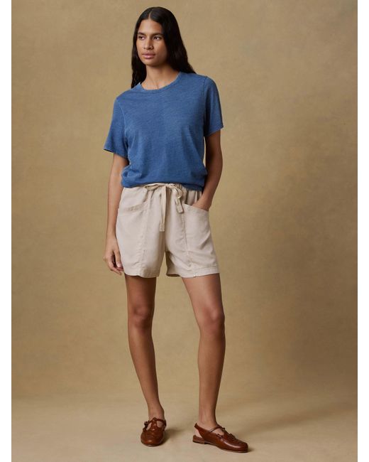 Faherty Brand Green Topanga Drape Short