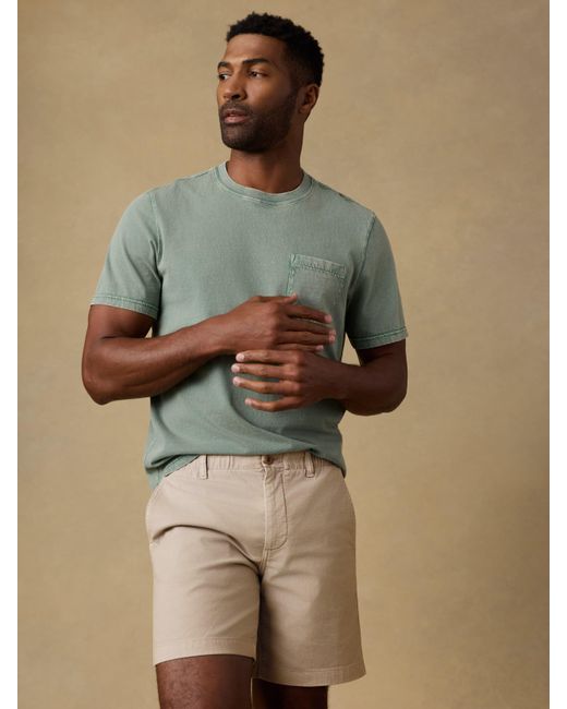 Faherty Brand Green Reserve Chino Short for men