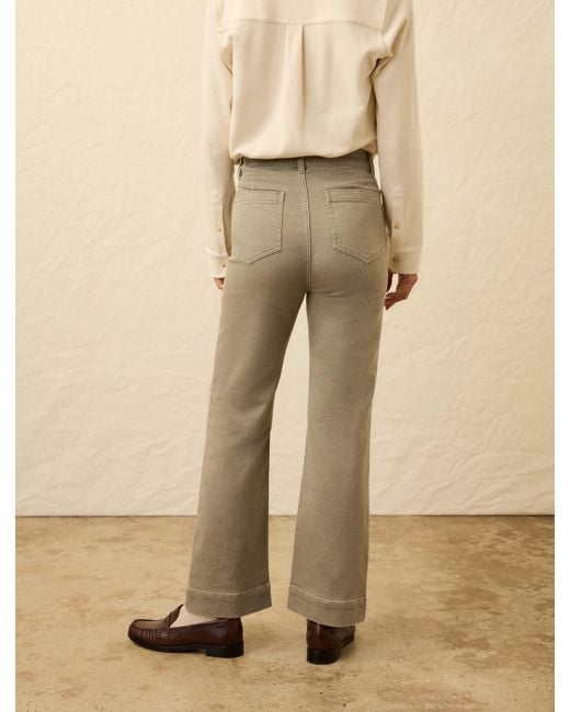 Faherty Brand Natural Stretch Terry Patch Pocket Ankle Pants