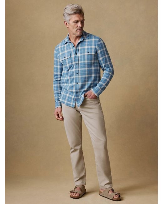 Faherty Brand Natural Reserve Twill 5-Pocket Pants for men