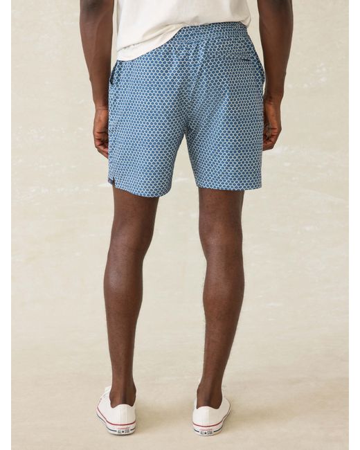 Faherty Brand Multicolor Shorelite Trunk (7" Inseam) for men