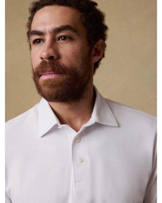 Faherty Brand Multicolor Short-Sleeve Movement&Trade; Pique Polo Shirt for men