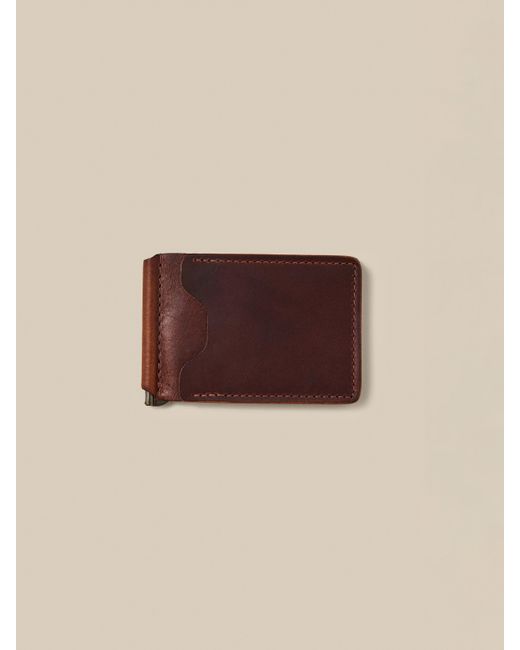 Faherty Brand Natural Money Clip for men