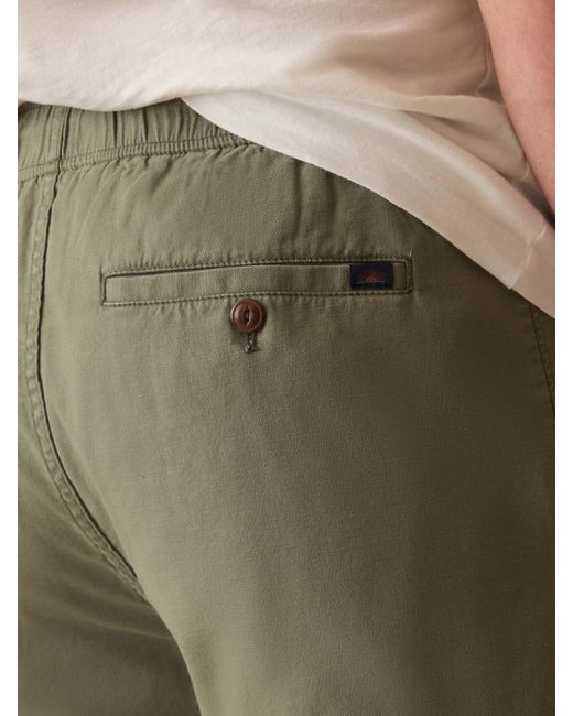 Faherty Brand Green Essential Drawstring Short for men