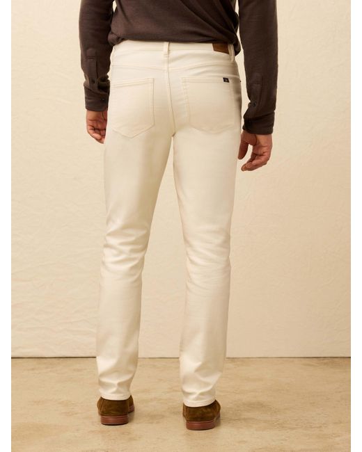 Faherty Brand Natural Stretch Terry 5-Pocket Pants for men