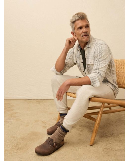 Faherty Brand Brown Legend&Trade; Sweater Shirt for men