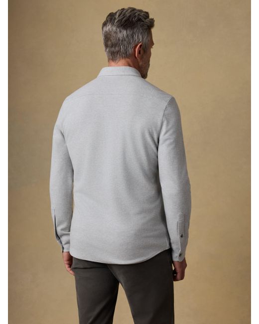 Faherty Brand Gray Legend&Trade; Sweater Shirt (Single Pocket) for men