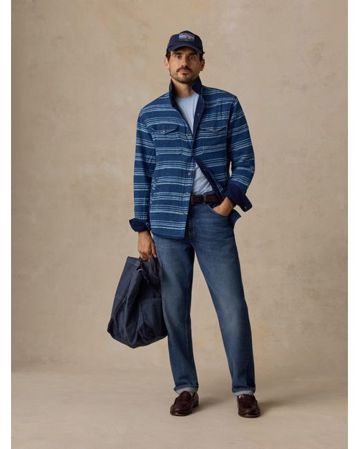 Faherty Brand Green Reversible Bondi Jacket for men