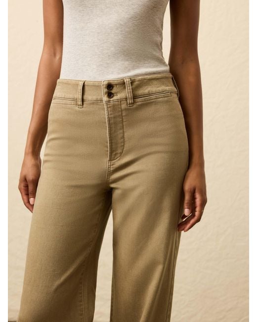 Faherty Brand Natural Stretch Terry Sailor Trouser