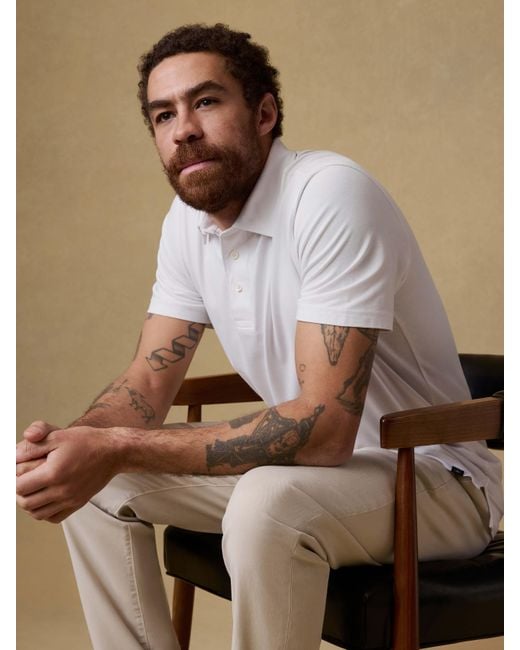 Faherty Brand Multicolor Short-Sleeve Movement&Trade; Pique Polo Shirt for men