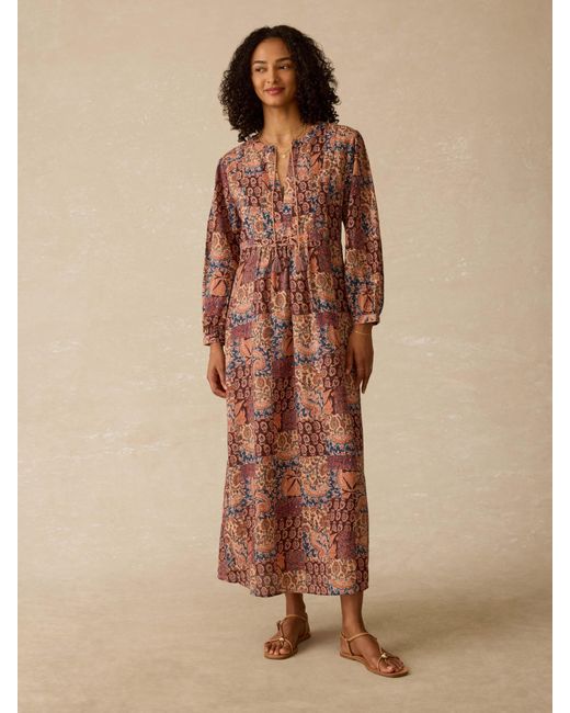 Faherty Brand Brown Sandy Cove Coverup